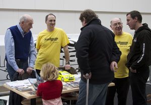 Gloucester stand at Gloucester Quays Grand Prix